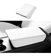 Erivis 2024 Center Console Cover TPE armrest Cover Box Protective Cover Protector for Tesla Model...
