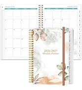 2026-2027 Monthly Planner - January 2026 - June 2027, Two Pages Per Month, 18 Monthly Calendar/Pl...