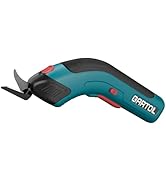GARTOL Cordless Electric Scissors, High-Speed Cardboard Cutter for Fabric, Carpet, Leather, Felt,...
