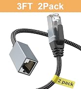 Cat6 Ethernet Extension Cable 3Ft2Pack