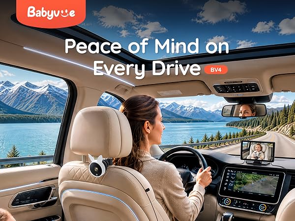 see your kids clearly just a glance with 7" large IPS screen