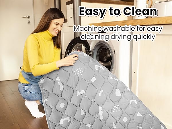 Easy to Clean, machine Washable