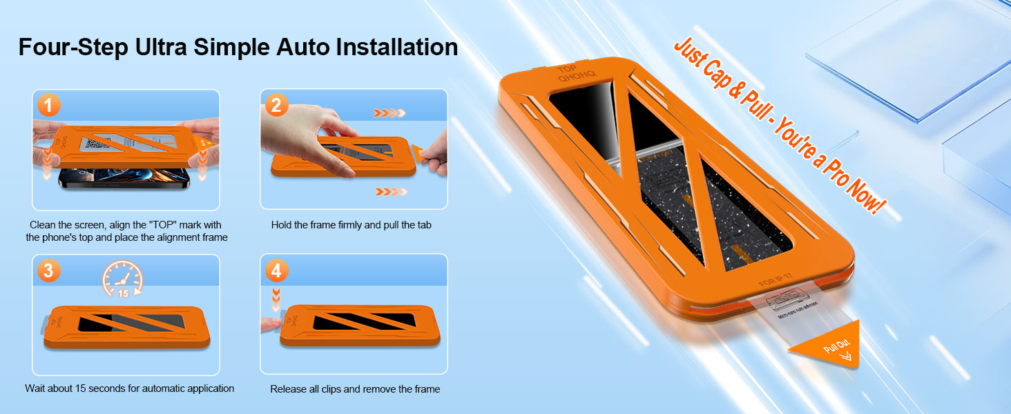 Four-Step Ultra Simple Auto Installation
