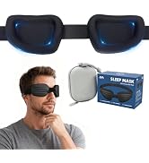 Fismool Sleep Eye Mask for Sleeping, 100% Blackout Eye Mask for Women & Men, 3D Contoured Zero Pr...