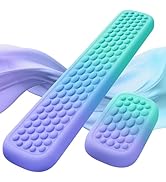 Lekvey Keyboard Wrist Rest, Silky Memory Foam Wrist Rest for Computer Keyboard, Mouse, Ergonomic ...