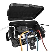 Flemoon Large Outdoor Electrical Box (12.5 x 8.5 x 5 inch), IP54 Waterproof Extension Cord Cover ...