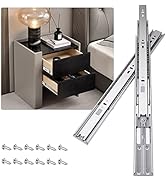 14 inch Drawer Slides 1 Pairs (2pcs) Soft Self Close Full Extension Ball Bearing Drawer Slides 3 ...