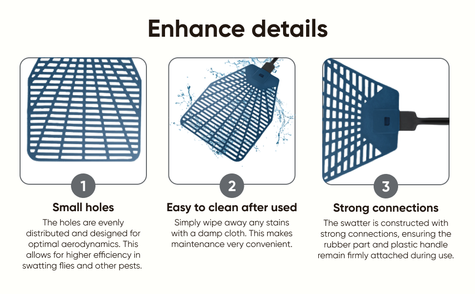 Enhance details fly swatter