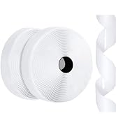 Jackwood 36 Feet Self Adhesive Hook and Loop Tape Roll Sticky Back Strip Adhesive Backed Fabric F...