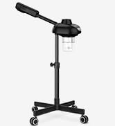 TASALON Steamer on Wheels for Professional Skin Rejuvenation, Facial Steamer Kit for Home, Spa, C...