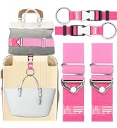 Gutsdoor 2-in-1 Travel Belt Luggage Strap 4 Pack Add a Bag Luggage Strap, Over Handle Suitcases B...