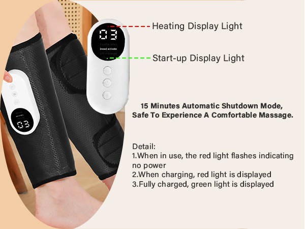 leg massager with heat