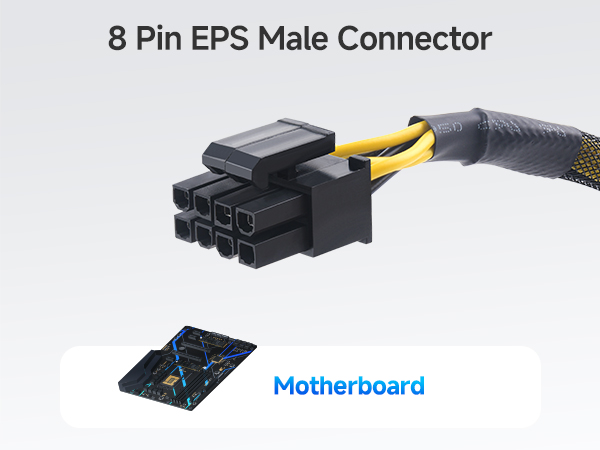 8 Pin EPS CPU Extension Cable