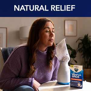 Natural relief from cold sinus symptoms