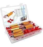 WOWOONE 10Pcs/Set 50W 3/6/8/9/12 Ohm Led Load Resistors, Led Load Equalizer, for Led Turn Signal ...