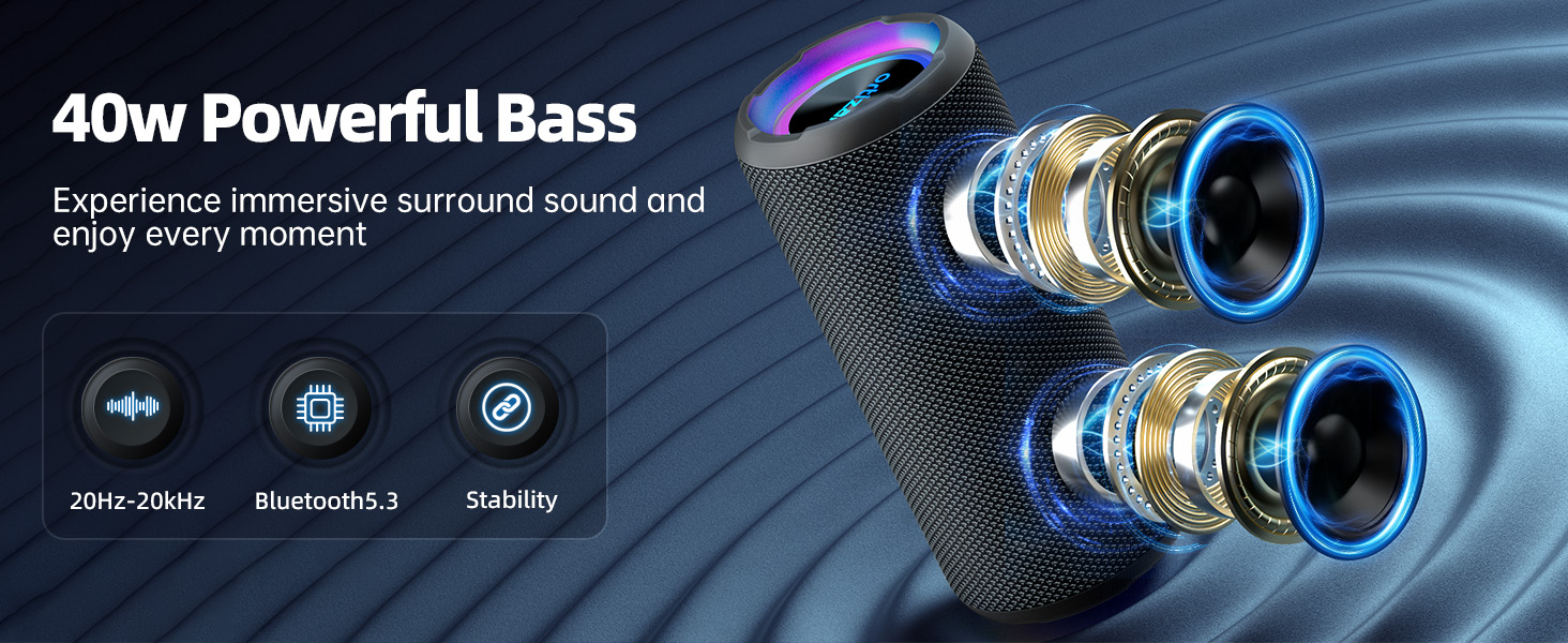 40W Excellent Audio Performance