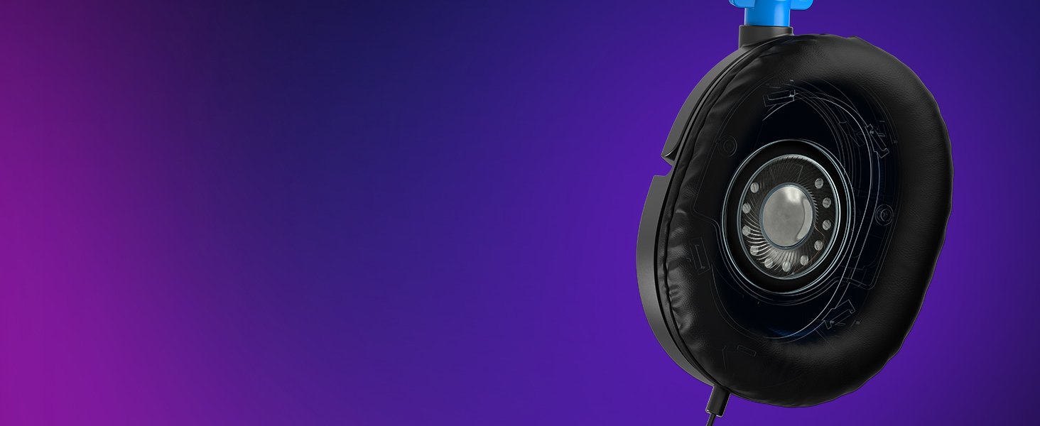 Recon 50 PS Black/Blue 40mm Speakers