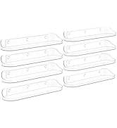 SpaceWhisper Floating Shelves for Wall, 8-Pack 15" Wall Shelves for Bathroom, Bedroom, Kitchen, L...