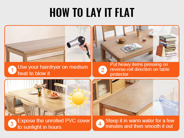 plastic table protector