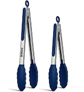 navy blue Kitchen Tongs
