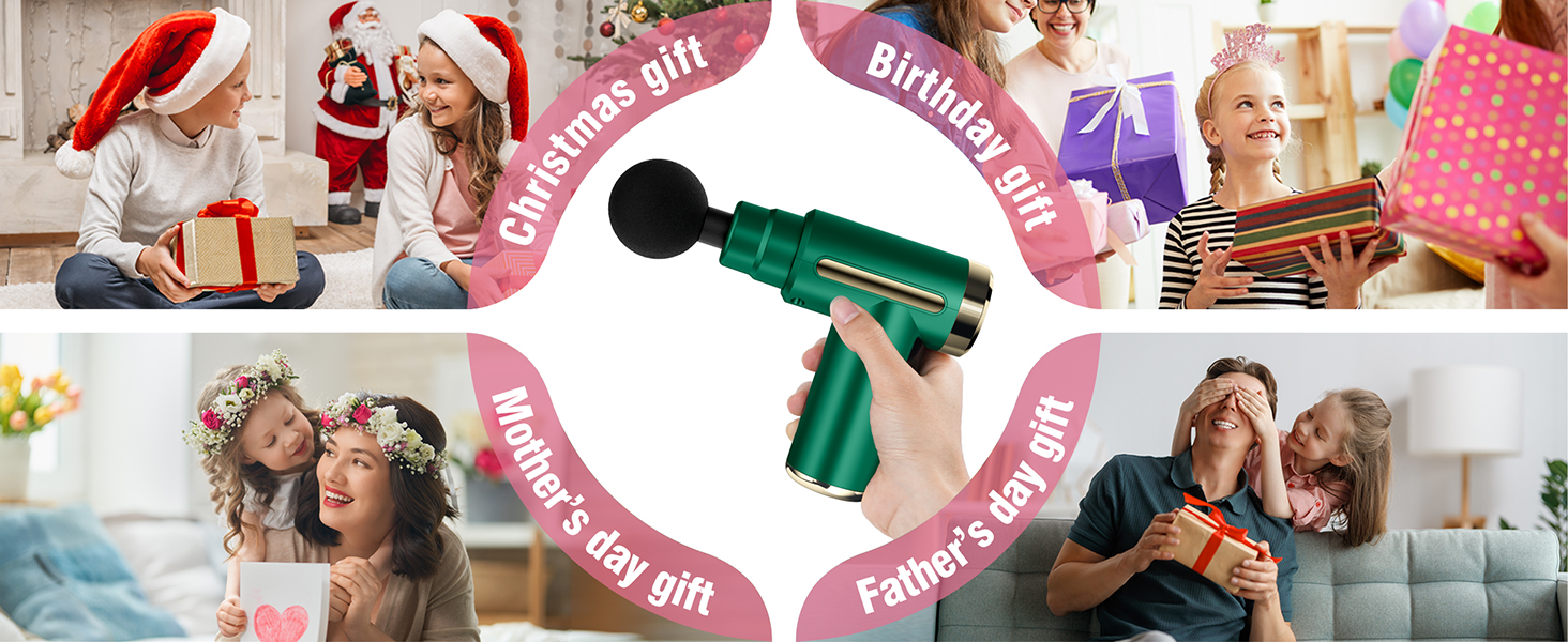Massage Gun Deep Tissue Back Massage for Athletes for Pain Relief Percussion Massage 4 Massage Head