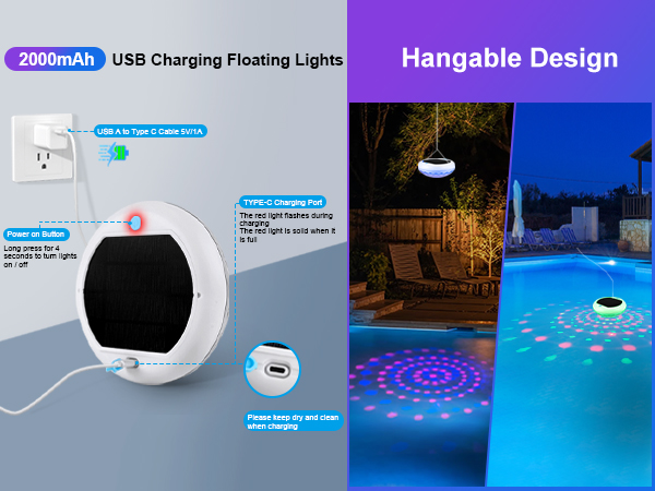 solar lights for pool