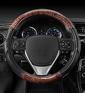 BDK Woodgrain Car Steering Wheel Cover