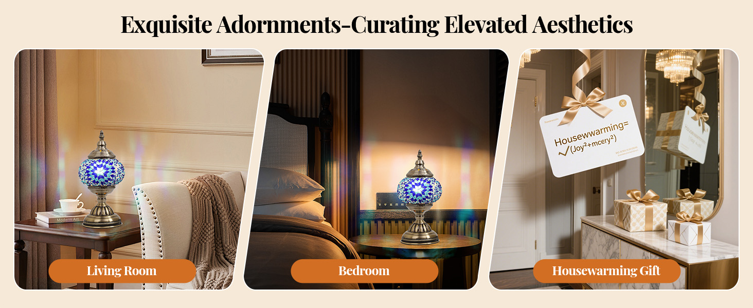 DIY Moroccan Stained Glass Turkish Mosaic table Lamp making Kit Adults Living Room Bedroom