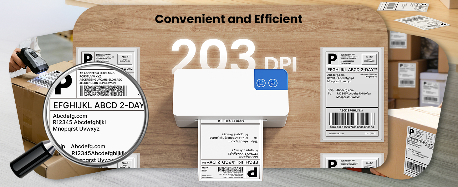 4"x6" Direct Thermal Shipping Label