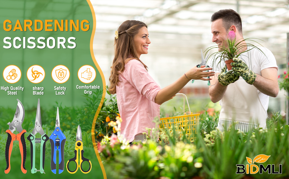 BIDMLI gardening Scissors Multicolor-01