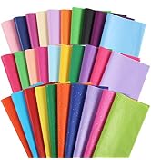 150Sheets Wrapping Tissue Paper, Tissue Paper Gift Wrap Colors of Rainbow Gift Tissue Paper for G...