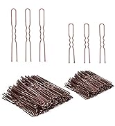 Hair Pins for Women, IKOCO 2inch and 2.75inch U Shaped Bobby Pins with Storage Box, 50Pcs of each...