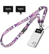 Icycay Phone Lanyard Crossbody, Cell Phone Lanyard for Around The Neck Adjustable Phone Strap, Cu...