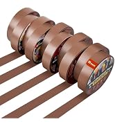 RED WOLF 10 Pack Brown Electrical Tape 3/4 Inch x 66 Ft Industrial Grade UL/CSA Listed 7 Mil Thic...