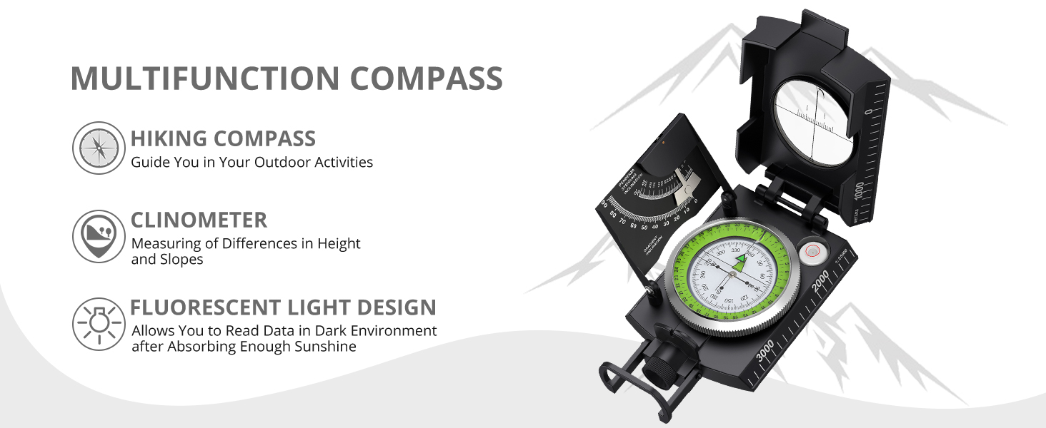 hiking compass