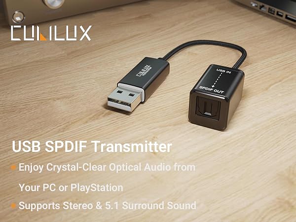 Cubilux USB SPDIF Transmitter