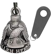 Dream Apparel Motorcycle Biker Bell W/ Motorcycle Bell Hanger, Motorcycle Accessories or Key Chai...