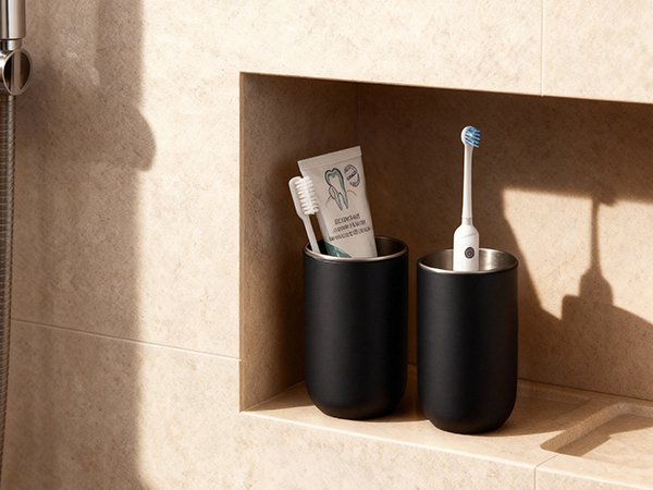 Bathroom Toothbrush Cup Holder