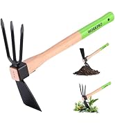 WORKPRO Hoe and Cultivator Garden Rake with 14