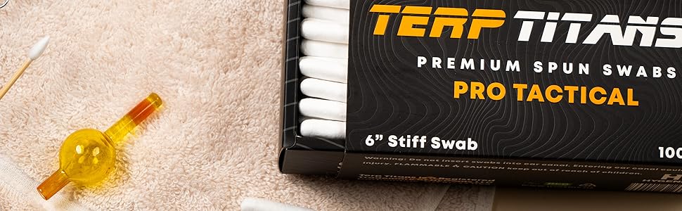 Pro Tactical Terp Titans Cotton Swabs For Cleaning
