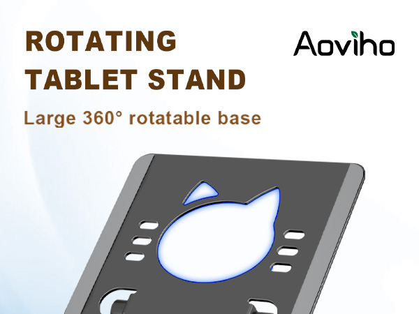 black tablet stands