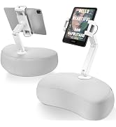 AboveTEK Kindle Tablet Pillow Stand, iPad Pillow Holder for Lap with Soft Bean Bag, Multiple Angl...