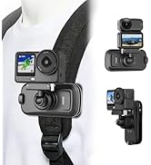 BRDRC Magnetic Backpack Mount for DJI Action 6 Nano, Quick Release Magnet Mount Bag Strap Anti-Sl...
