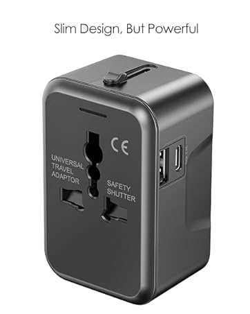 slim travel adapter