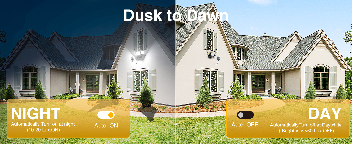 bright flood lights outdoor