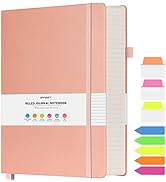 College Ruled Notebook, Large B5 Lined Journal Notebook, 314 Numbered Pages Work Notebook with In...