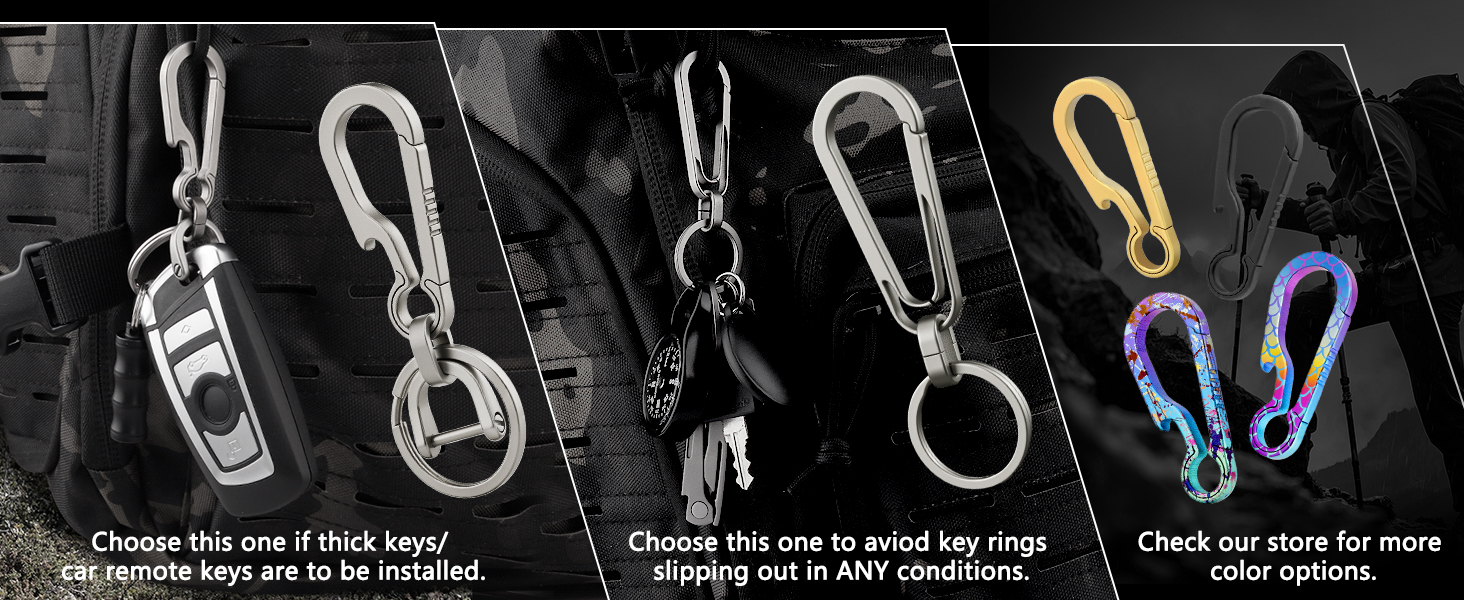 titanium key chain