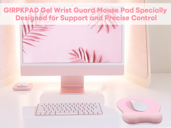 girpkpad gel wrist guard mouse pad specially designed for support and precise control