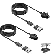 Charging Cable Adapter for Ray-Ban Meta Smart Glasses Portable Charger 2PCS | for Wayfarer/Skyler...