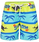 SPTRAMLE Boys Swim Trunks Toddler Board Shorts Boys Swim Shorts for Toddler Kids Boy 3-14 Years
